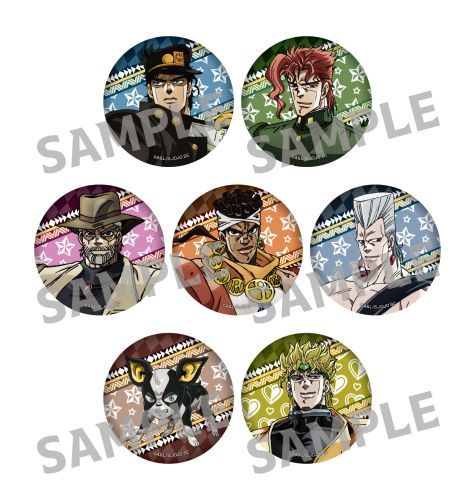 "JoJo's Bizarre Adventure Stardust Crusaders" Can Badge Collection RE