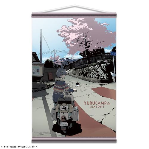 "Yurucamp Season 3" B2 Tapestry Design 02 Shima Rin B