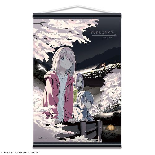 "Yurucamp Season 3" B2 Tapestry Design 03 Group
