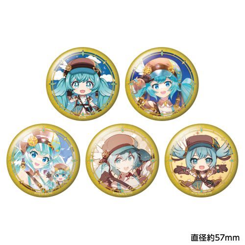 100th Nendoroid Hatsune Miku Commemorative Exhibition Trading Glitter Can Badge