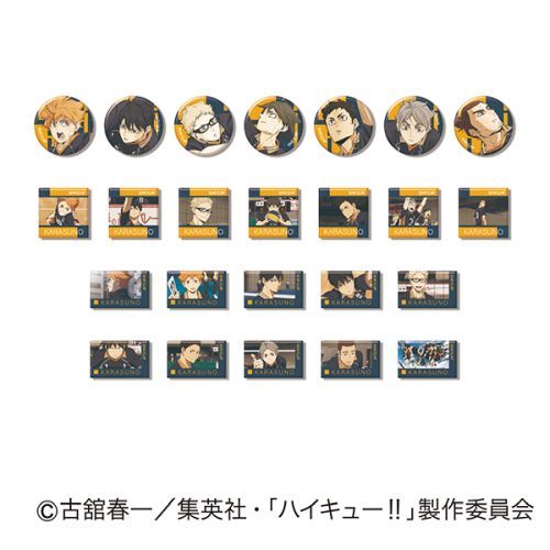 Arekore Petit Can Badge "Haikyu!!" Vol. 2 Karasuno High School Box