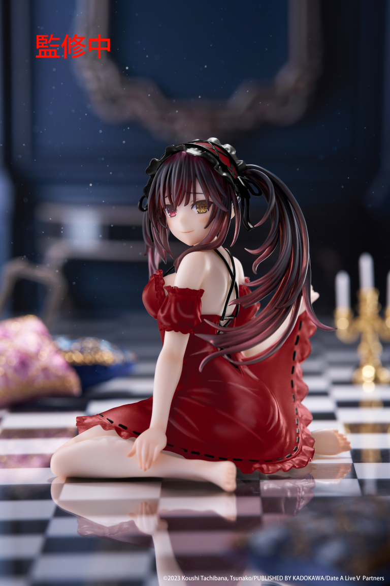 Date A Live V Desktop Cute Figure - Kurumi Tokisaki (Nightwear Ver.) Renewal