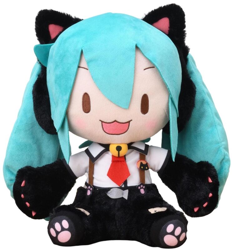 fuwa petit Hatsune Miku: Project DIVA Arcade Future Tone LL Plush Hatsune Miku - Kitty Cat