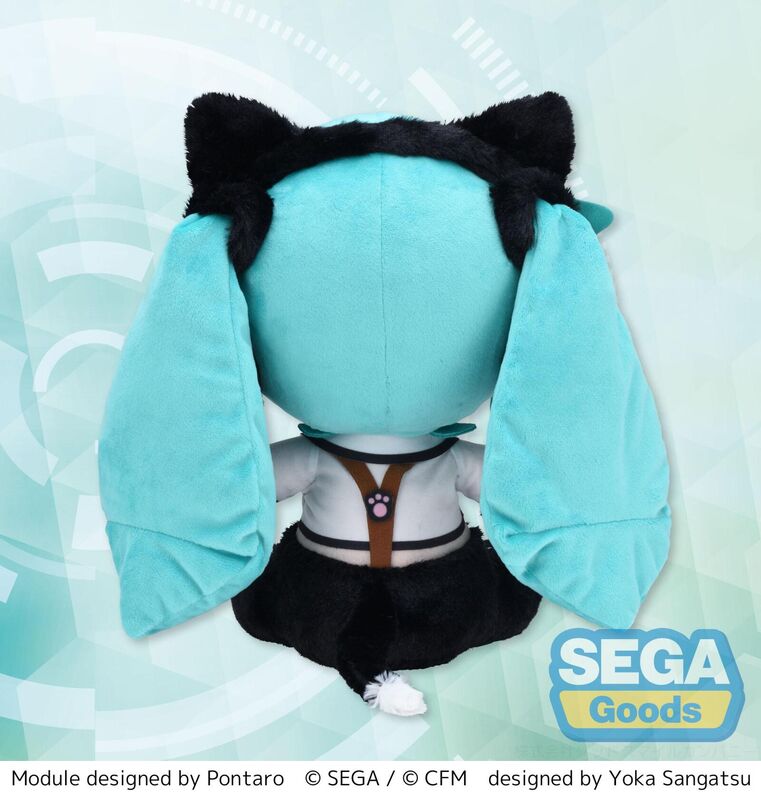 fuwa petit Hatsune Miku: Project DIVA Arcade Future Tone LL Plush Hatsune Miku - Kitty Cat