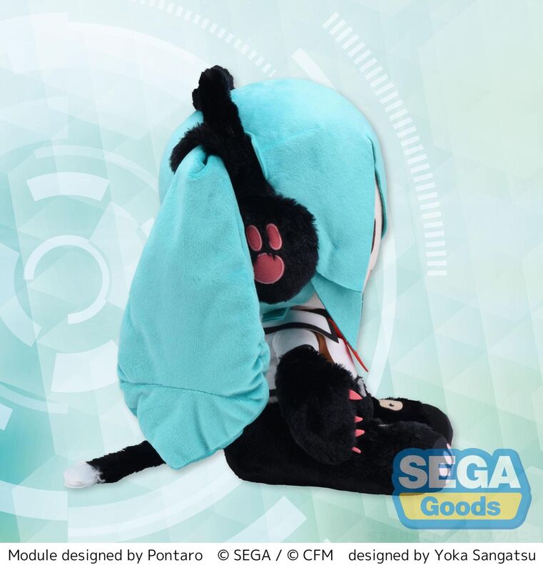 fuwa petit Hatsune Miku: Project DIVA Arcade Future Tone LL Plush Hatsune Miku - Kitty Cat