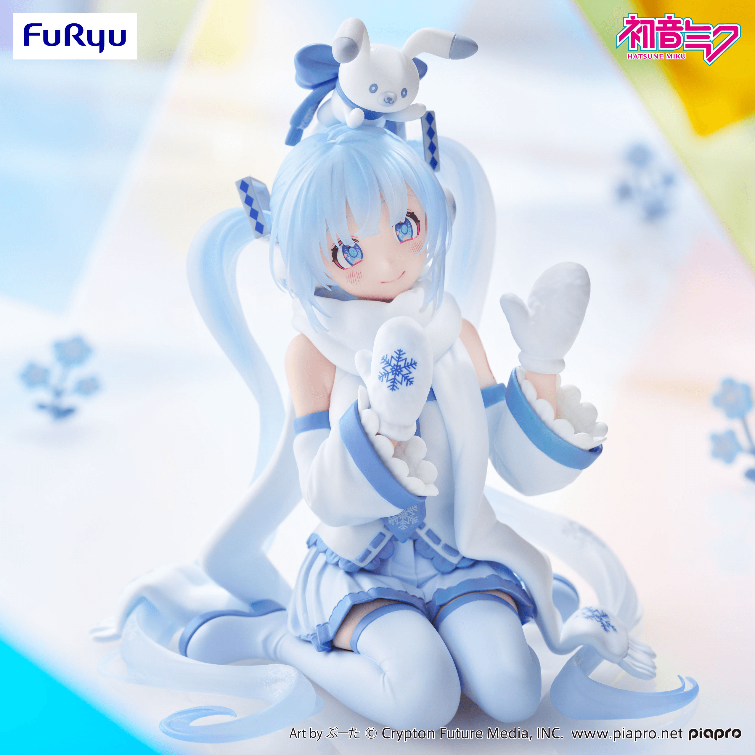 Hatsune Miku Noodle Stopper Figure -SNOW MIKU Sky Town 10th ver.-