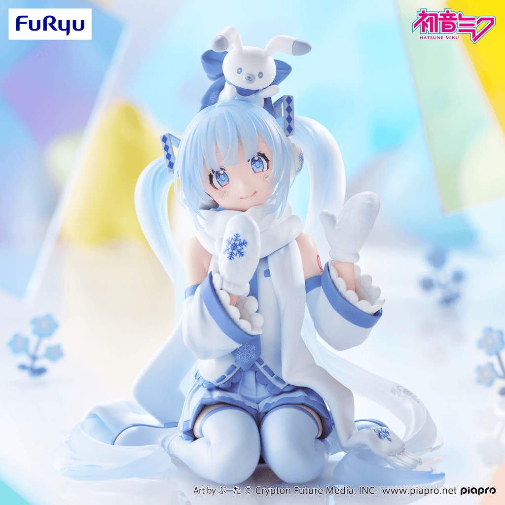 Hatsune Miku Noodle Stopper Figure -SNOW MIKU Sky Town 10th ver.-