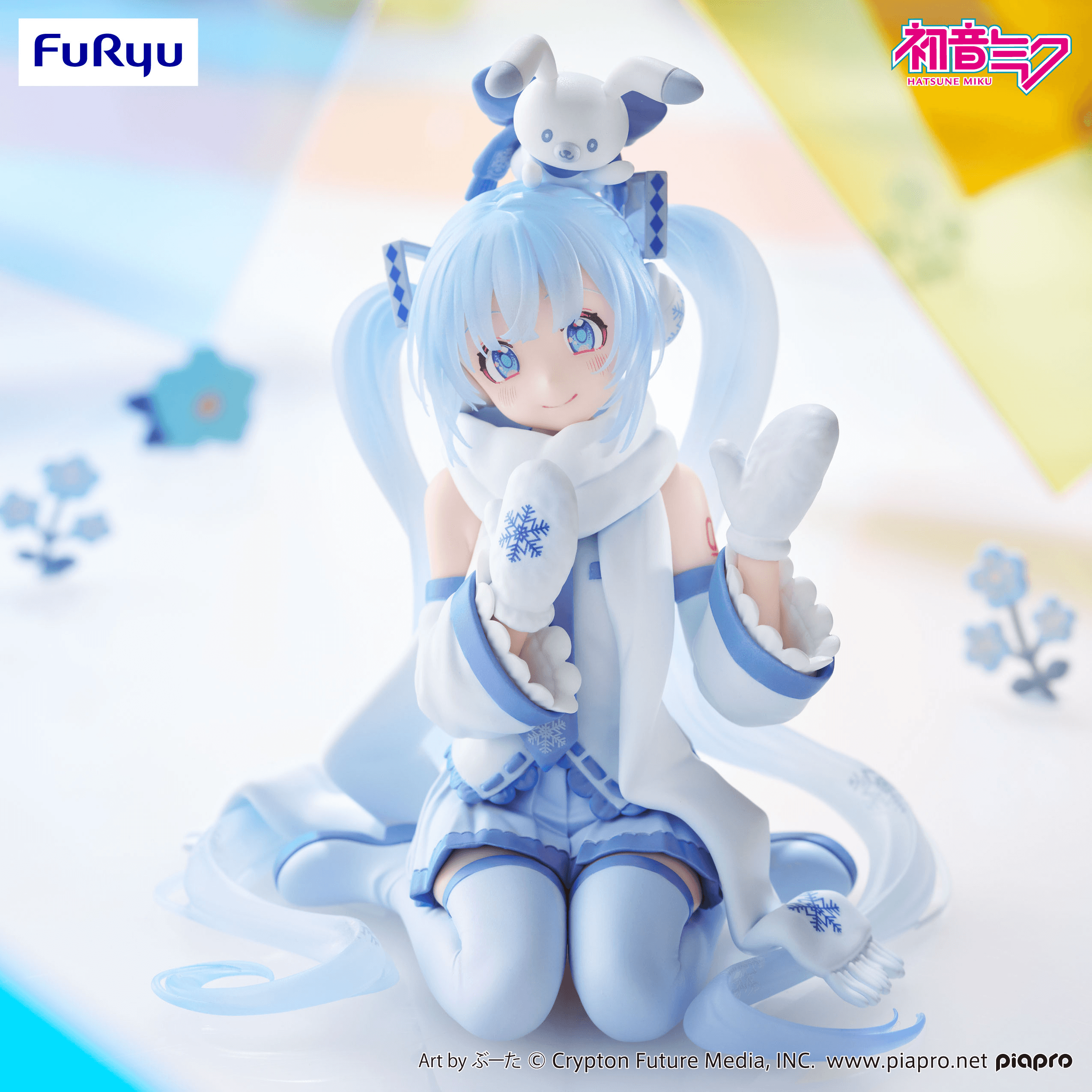 Hatsune Miku Noodle Stopper Figure -SNOW MIKU Sky Town 10th ver.-
