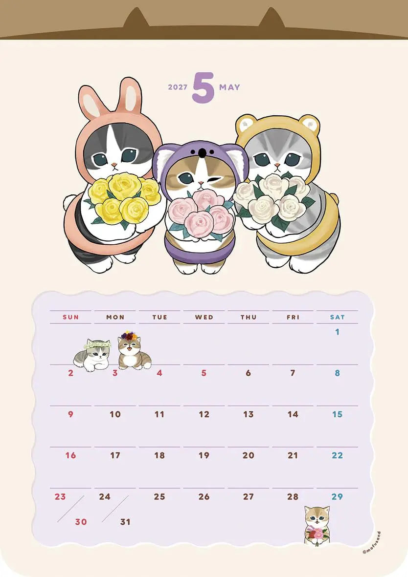 "mofusand" 2027 Calendar