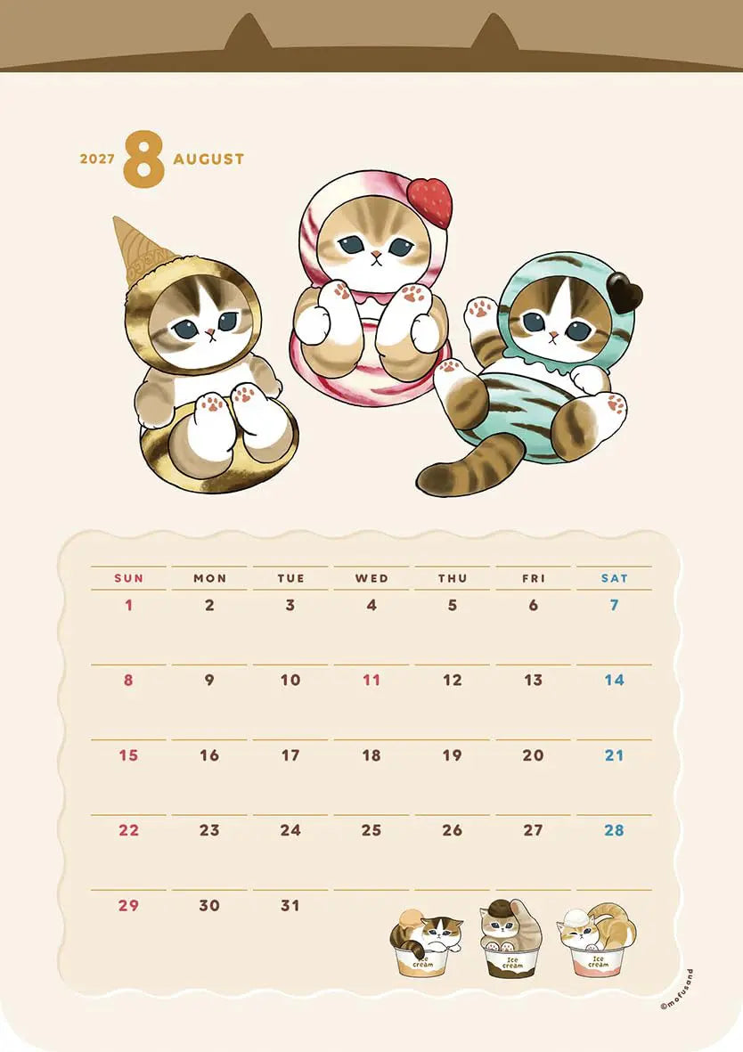 "mofusand" 2027 Calendar