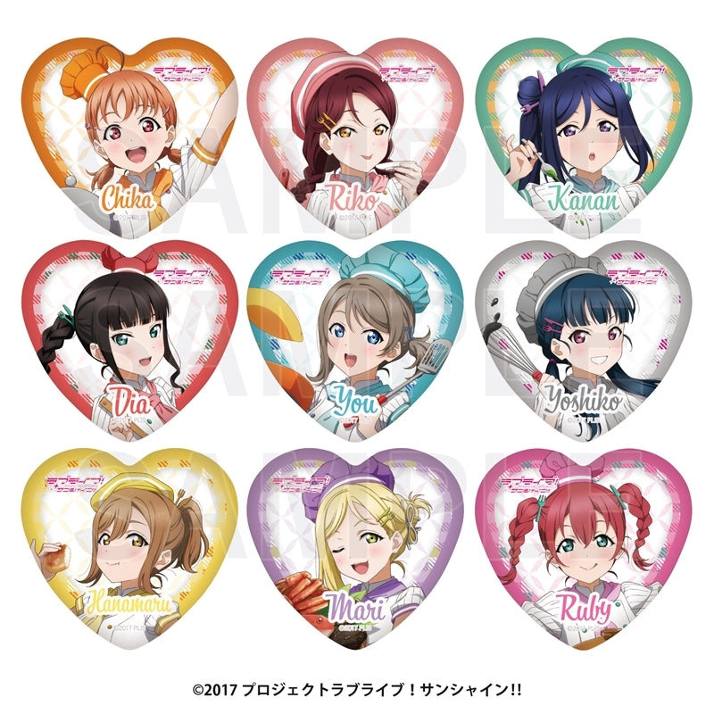 Love Live! Sunshine!! Trading Heart Can Badge