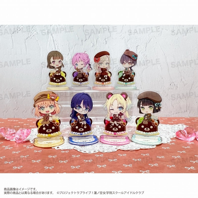 Love Live! Hasu no Sora Jogakuin School Idol Club Trading Acrylic Stand (Chara Dolce) Teddy Bear Ver.